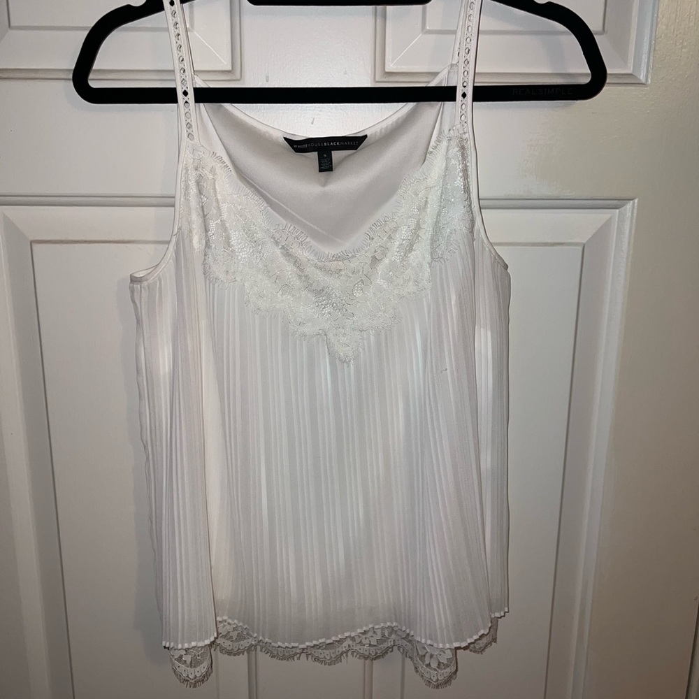 Cute, white tank.
